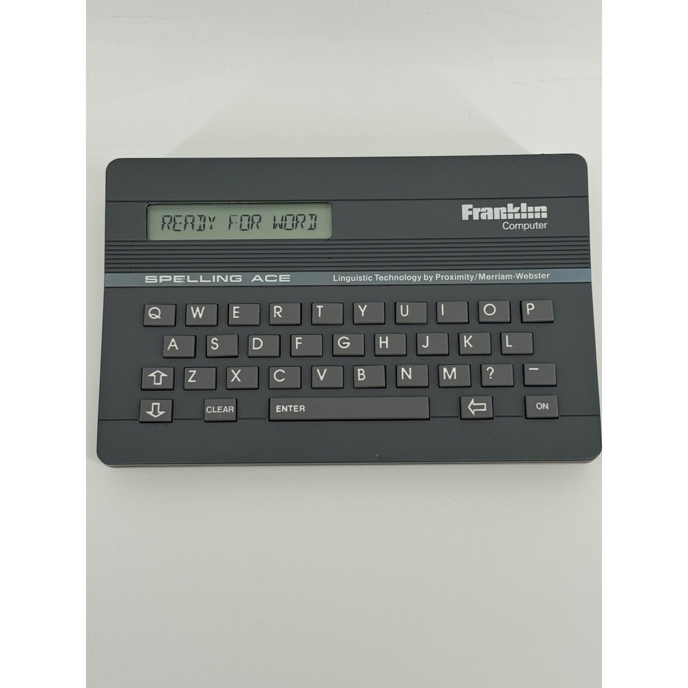 Franklin Computer Spelling Ace SA-98 Handheld Electronic Spell Checker 1986\87‎